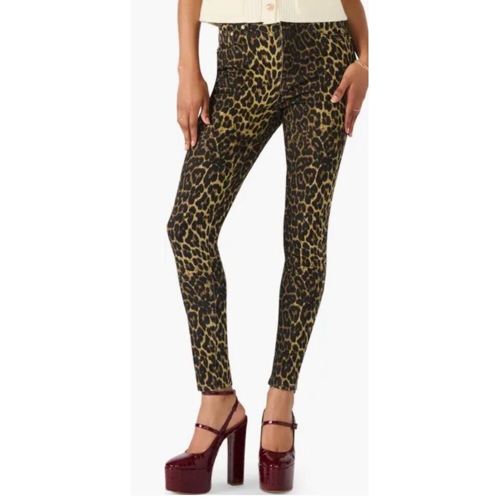Lona Leopard Skinny Jeans Steve Madden Hot Spot Print Size 27  NWT